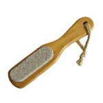 Price and Buy Bamboo Pumice Stone with Brush – Exfoliating Foot Care Tool - Image 4