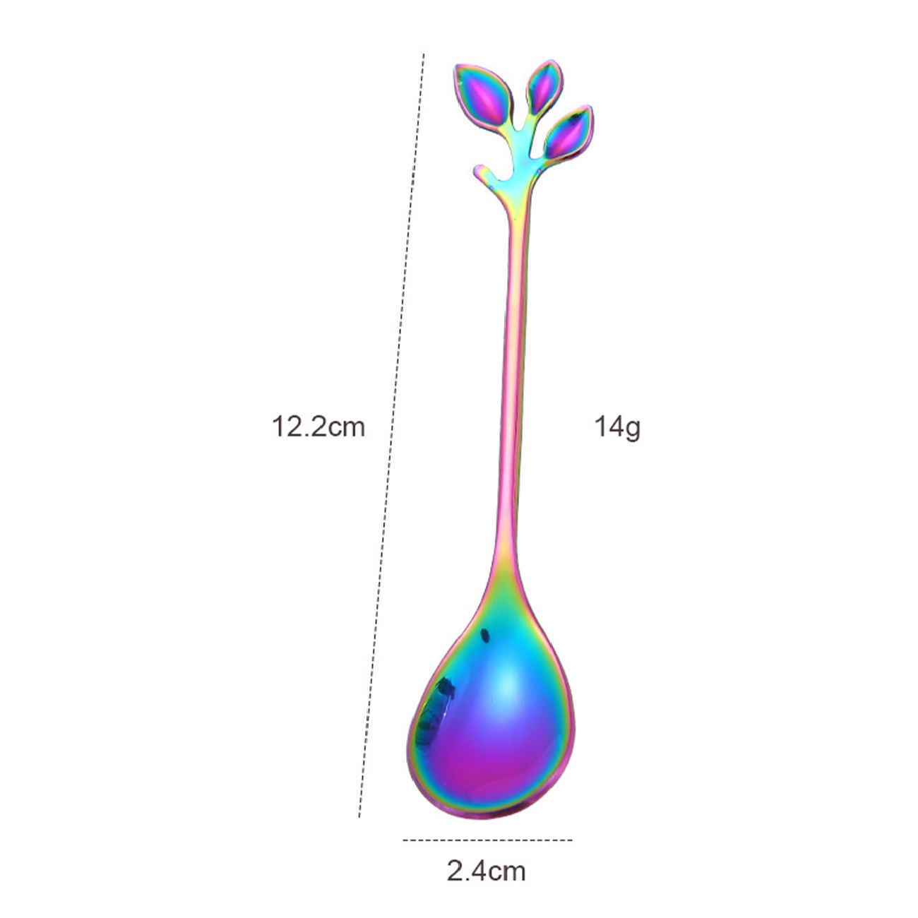 Price and Buy Bar Spoon with Artisan Leaf Design Set of 2 Pieces - Image 7
