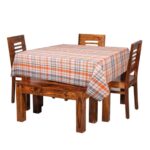 Price and Buy Bargh Lame Brand Cotton Tablecloth – Classic Checkered Pattern - Image 3