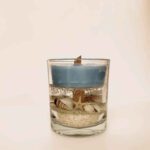 Price and Buy Beach-Themed Glass Jar Candle – Ocean Waves Scent, Coastal Vibes