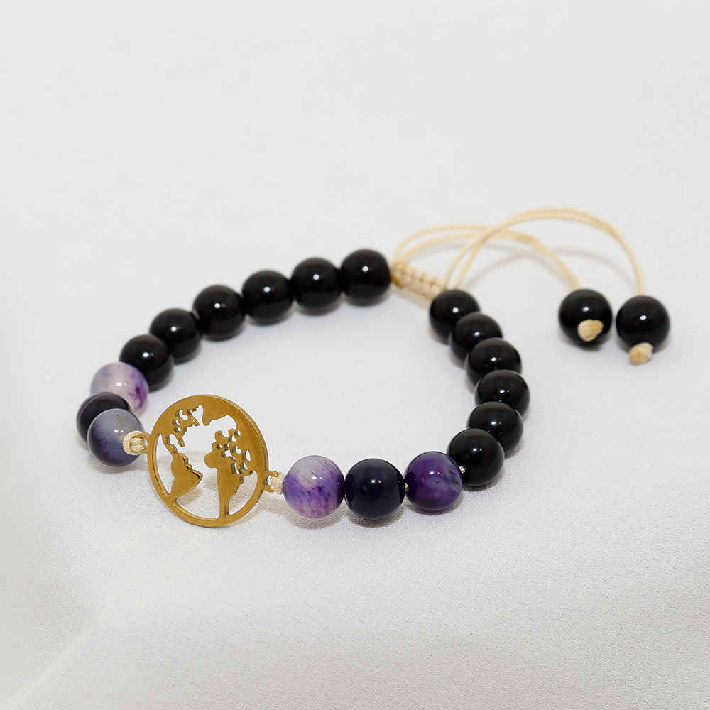 Price and Buy Beaded Bracelet for Women – Agate Design - Image 3