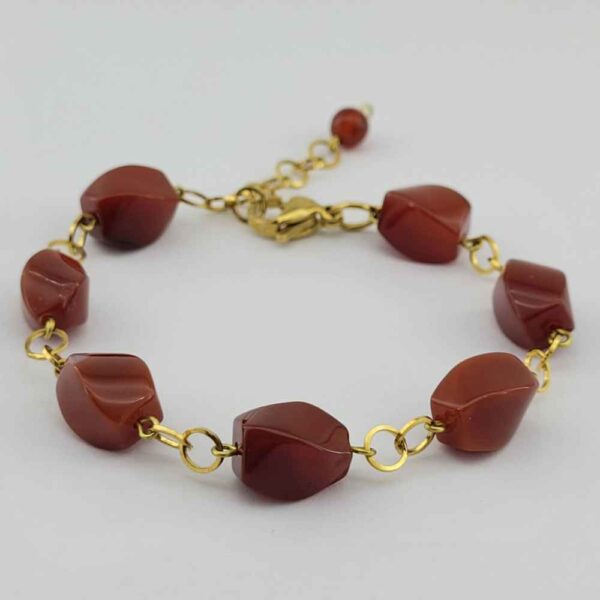 Price and Buy Beaded Bracelet for Women – Brown Agate Gemstone_68fd67306e829.jpeg Price and Buy Beaded Bracelet for Women – Brown Agate Gemstone