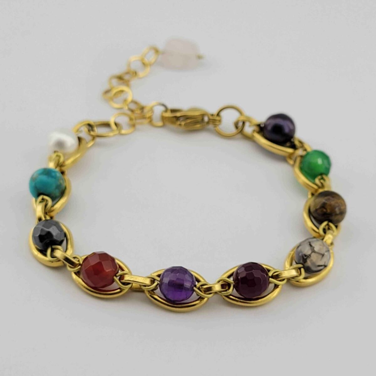 Price and Buy Beaded Bracelet for Women – Chakra Stones Design