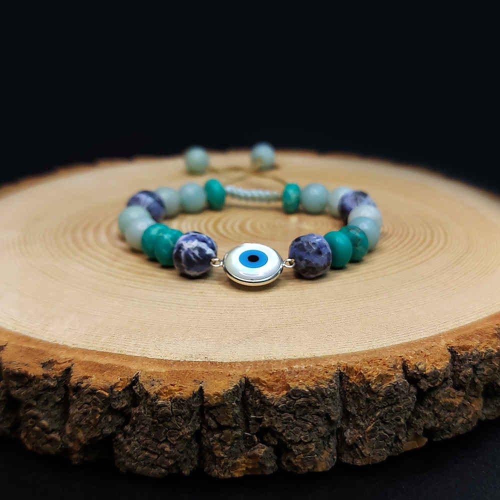 Price and Buy Beaded Bracelet for Women – Evil Eye Design - Image 3