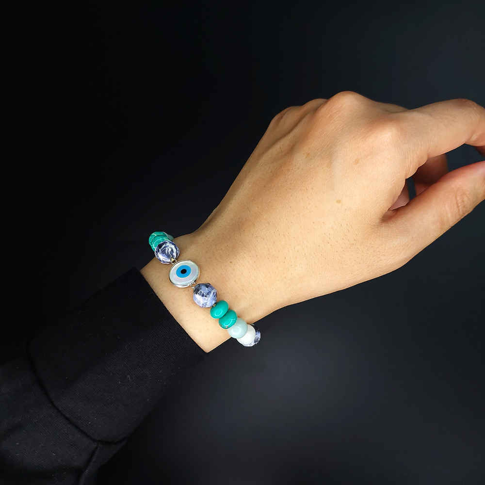 Price and Buy Beaded Bracelet for Women – Evil Eye Design - Image 4