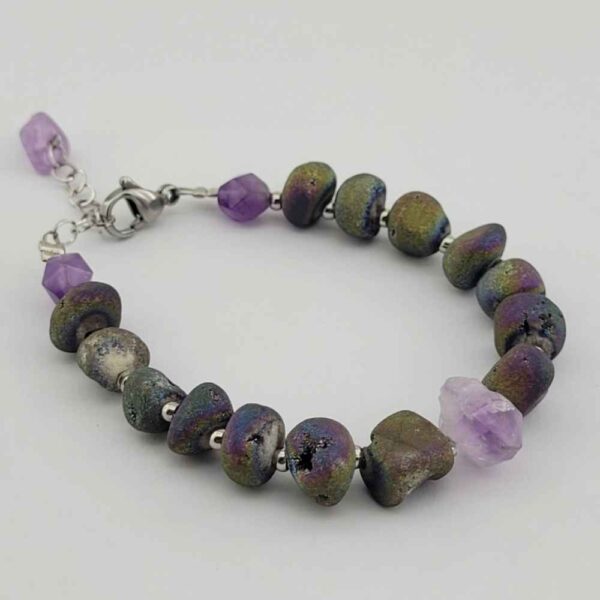 Price and Buy Beaded Bracelet for Women – Fire Agate & Amethyst Gemstones_68fd68018befb.jpeg Price and Buy Beaded Bracelet for Women – Fire Agate & Amethyst Gemstones