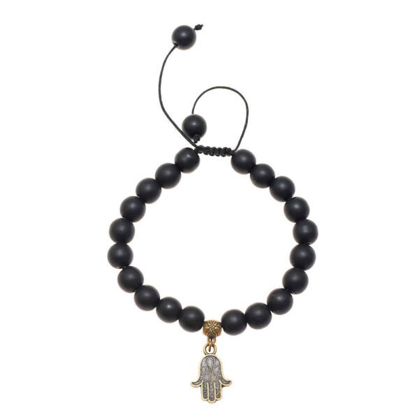 Price and Buy Beaded Bracelet for Women – Hamsa Black Design_68fdb22f40e3f.jpeg Price and Buy Beaded Bracelet for Women – Hamsa Black Design