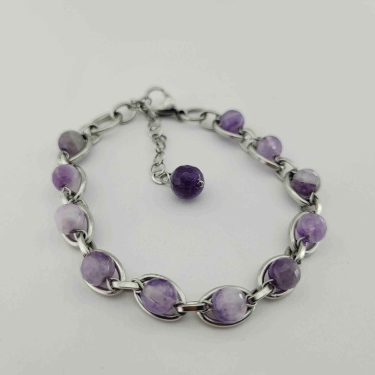 Price and Buy Beaded Bracelet for Women – Purple Amethyst Stone