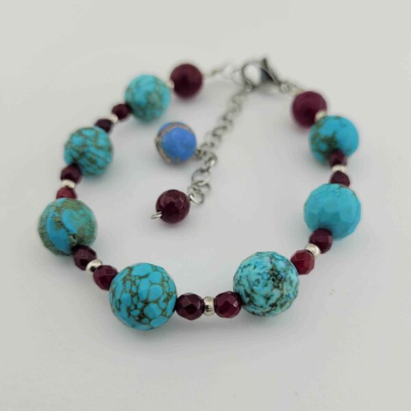 Price and Buy Beaded Bracelet for Women – Ruby & Turquoise Gemstone_68fd665df1c04.jpeg Price and Buy Beaded Bracelet for Women – Ruby & Turquoise Gemstone