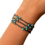 Price and Buy Beaded Bracelet for Women – Turquoise Design - Image 3