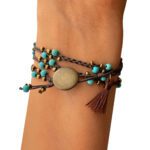 Price and Buy Beaded Bracelet for Women – Turquoise Design - Image 6