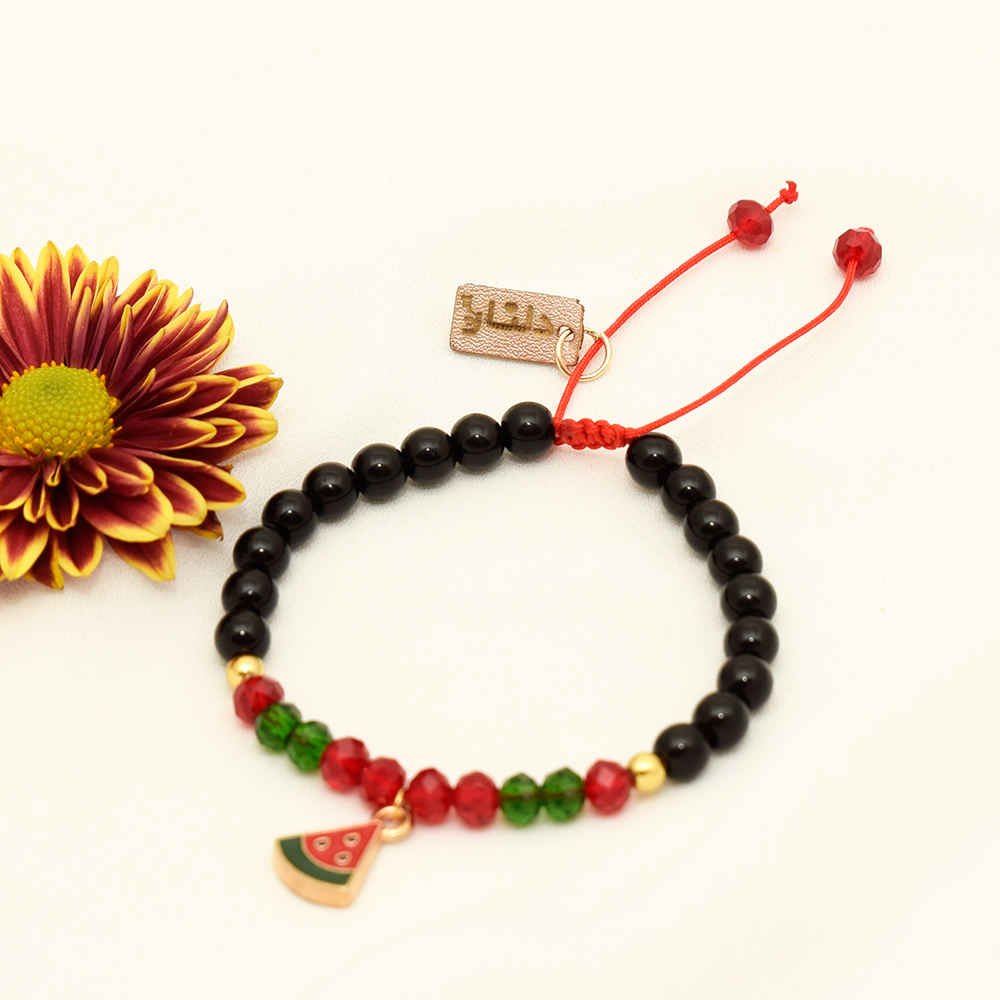 Price and Buy Beaded Bracelet for Women – Watermelon Design - Image 3
