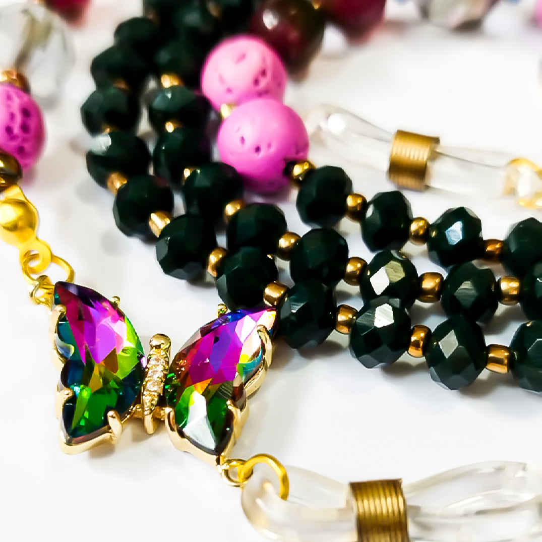 Price and Buy Beaded Glasses Chain – Crystal Beads & Agate for Daily Wear - Image 3