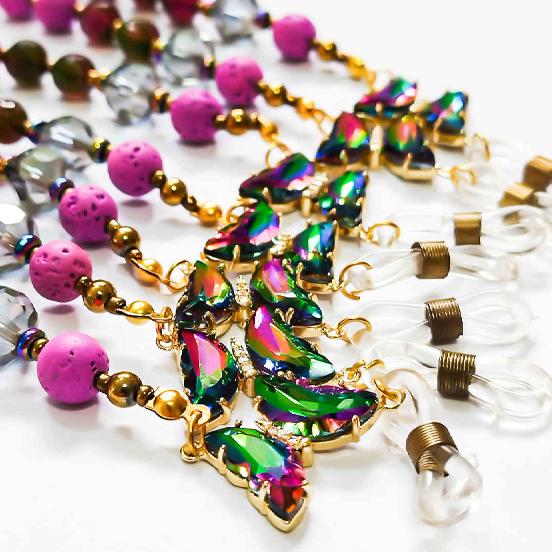 Price and Buy Beaded Glasses Chain – Crystal Beads & Agate for Daily Wear - Image 4