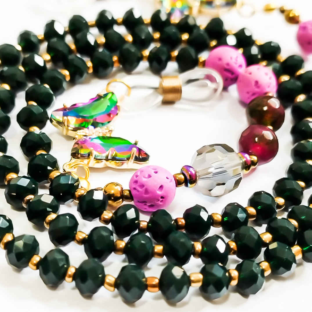 Price and Buy Beaded Glasses Chain – Crystal Beads & Agate for Daily Wear - Image 5