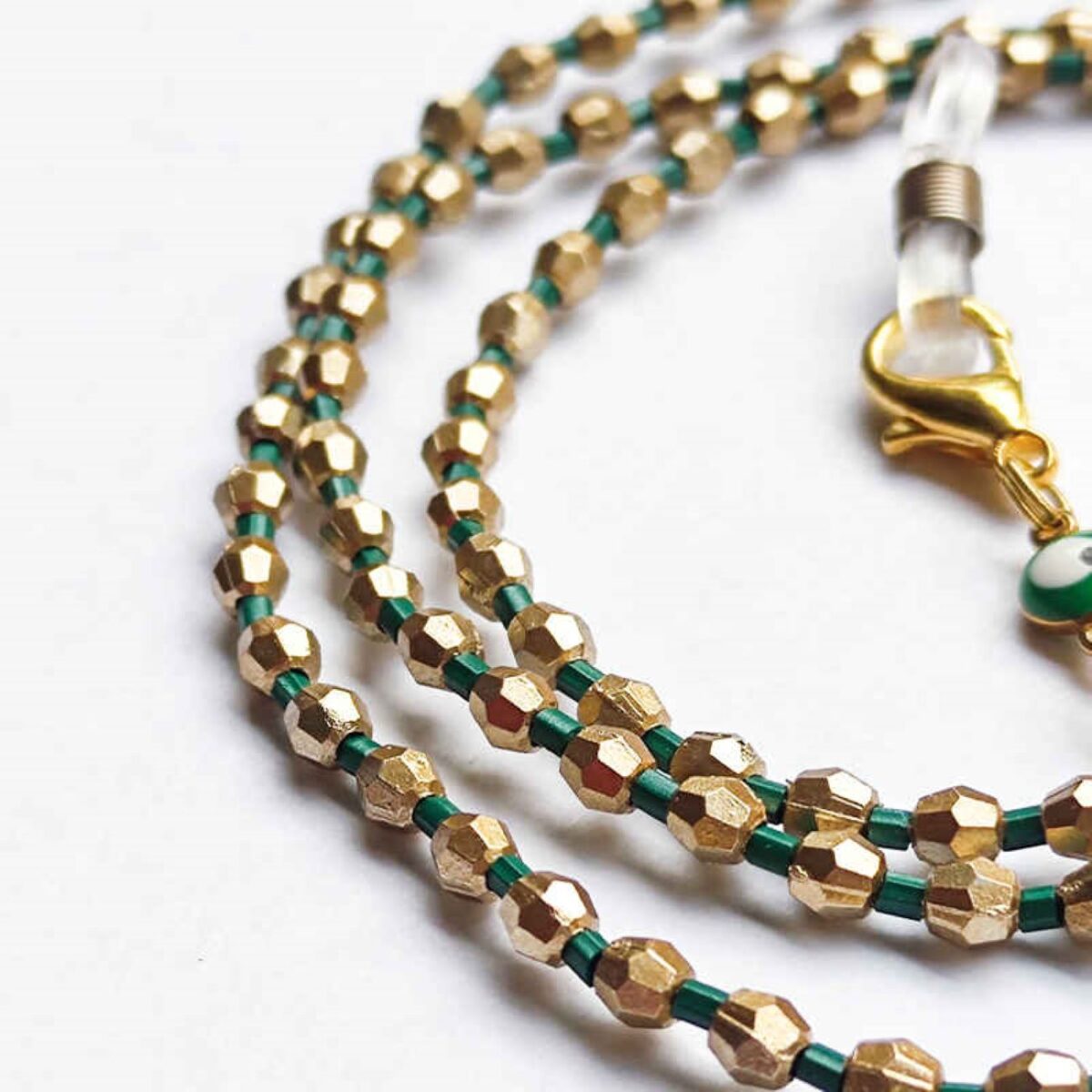 Price and Buy Beaded Glasses Chain – Handcrafted with Evil Eye Crystal Beads - Image 3