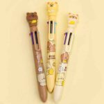 Price and Buy Bear Design 6-Color Ballpoint Pen – Smooth Writing & Fun Stationery - Image 3