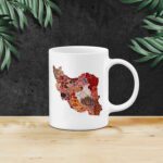 Price and Buy Beautiful Ceramic Mug with Iran Map Design – Perfect for Gift