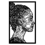 Price and Buy Beautiful Girl Stencil – Easy Painting Project, Perfect for T-Shirts, Walls & More