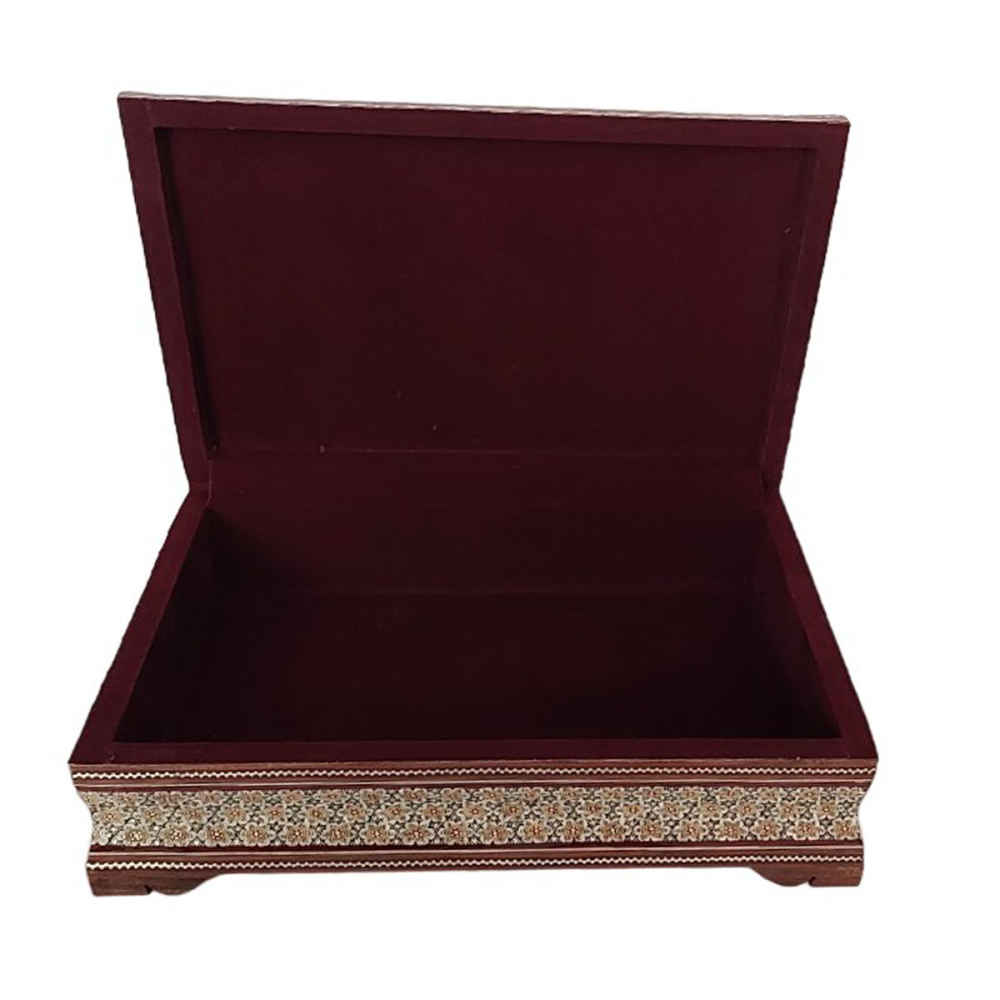 Price and Buy Beautiful Wooden Quran Storage Box – Khatam Enameled with Velvet Lining Model Eslimi - Image 4