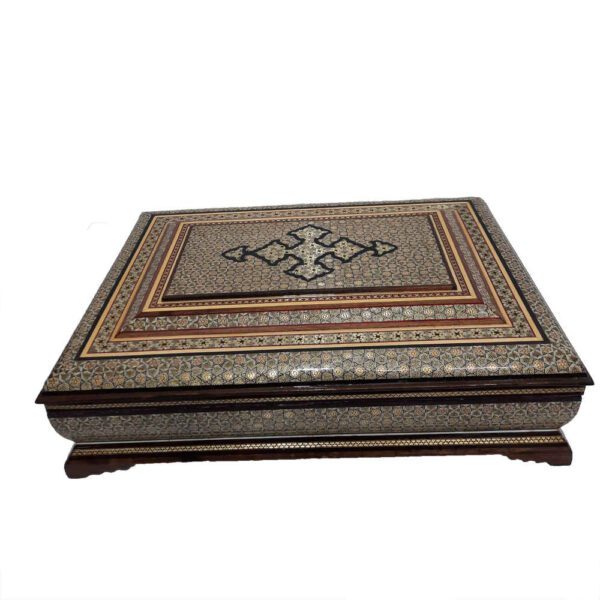 Price and Buy Beautiful Wooden Quran Storage Box – Khatam Enameled with Velvet Lining Model Honar_68fc457797702.jpeg Price and Buy Beautiful Wooden Quran Storage Box – Khatam Enameled with Velvet Lining Model Honar