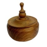Price and Buy Beautifully Crafted Wooden Sugar Bowl for Everyday Use