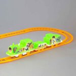 Price and Buy Ben 10 Theme Toy Train Set by AFToys – Green Battery-Operated Train with 3 Wagons & Tracks - Image 3