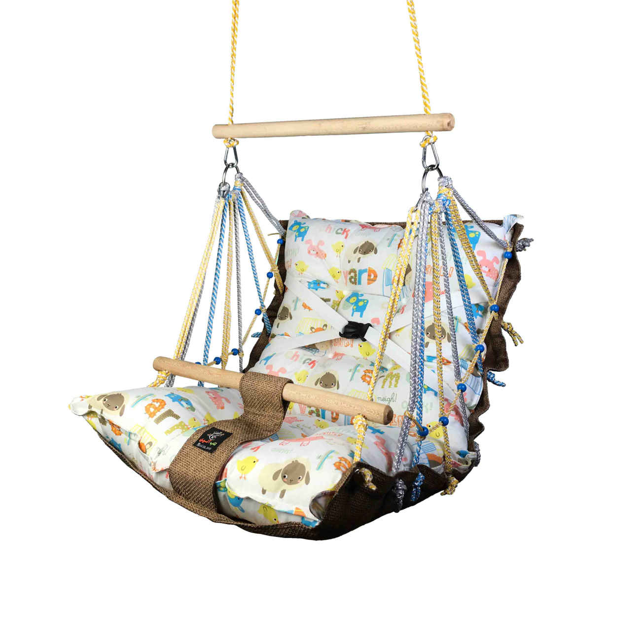 Price and Buy Best Baby Swing for Small Spaces, Big Comfort & Safety with Animals Design_690382f0a8515.jpeg Price and Buy Best Baby Swing for Small Spaces, Big Comfort & Safety with Animals Design - Image 1
