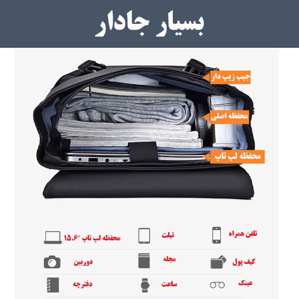 Price and Buy Black 15.6 Inch Laptop Backpack Model Rayka - Image 4
