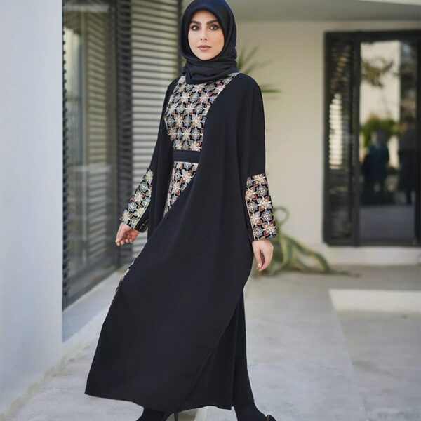 Price and Buy Black Abaya for Women with Floral Design Model Noura_68ffd5909d7c9.jpeg Price and Buy Black Abaya for Women with Floral Design Model Noura