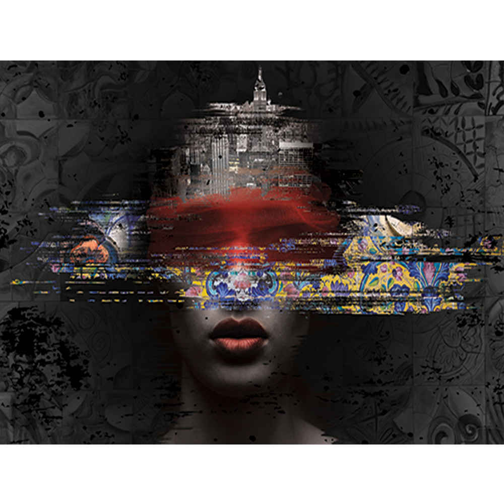 Price and Buy Black Abstract Wall Mural Model Zhivar for Modern Interiors - Image 3