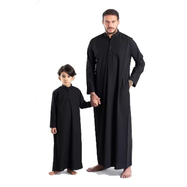 Price and Buy Black Dishdasha Thawb for Kids (Size 38–44) – Arab-Style Garment_68fccc79cb254.jpeg Price and Buy Black Dishdasha Thawb for Kids (Size 38–44) – Arab-Style Garment