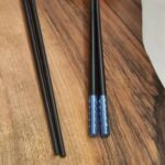 Price and Buy Black Jeweled Melamine Korean Chopsticks Set of 4