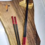 Price and Buy Black Jeweled Melamine Korean Chopsticks Set of 4 - Image 5