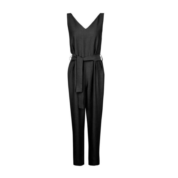 Price and Buy Black Jumpsuit with Side Belt for Women Tina_68fc4eb9041b0.jpeg Price and Buy Black Jumpsuit with Side Belt for Women Tina