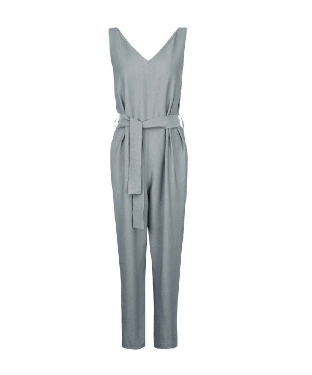 Price and Buy Black Jumpsuit with Side Belt for Women Tina - Image 5