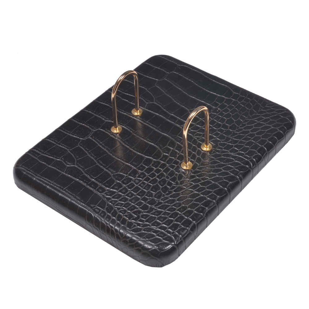 Price and Buy Black Leather Office Desk Set – 10-Piece Collection - Image 5