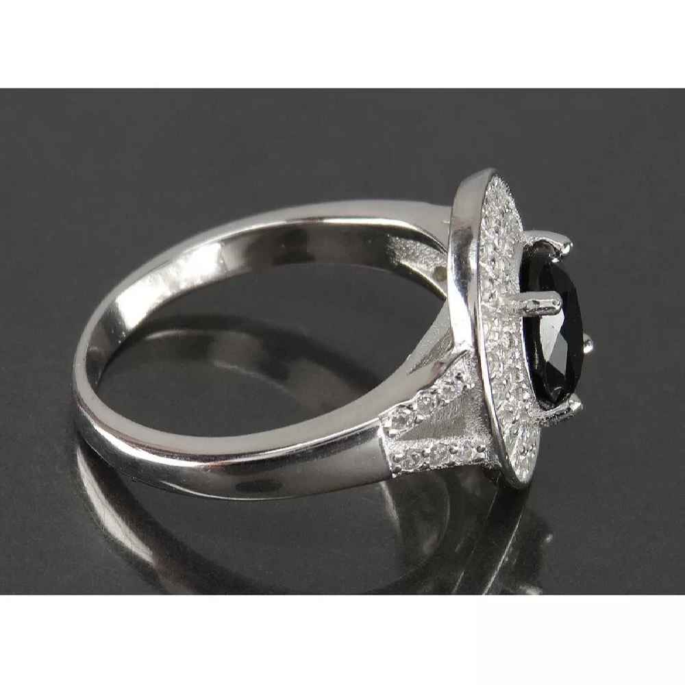 Price and Buy Black Ruby Engagement Silver Ring Bliss for Women Kiana - Image 4