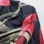 Price and Buy Black Scarf With Red Flower – Lightweight, Stylish & Suitable for All Season - Image 3