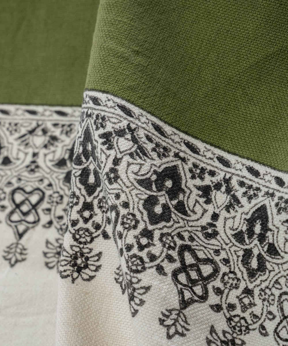 Price and Buy Block Print Linen Tablecloth Model Sarv Azad - Image 4