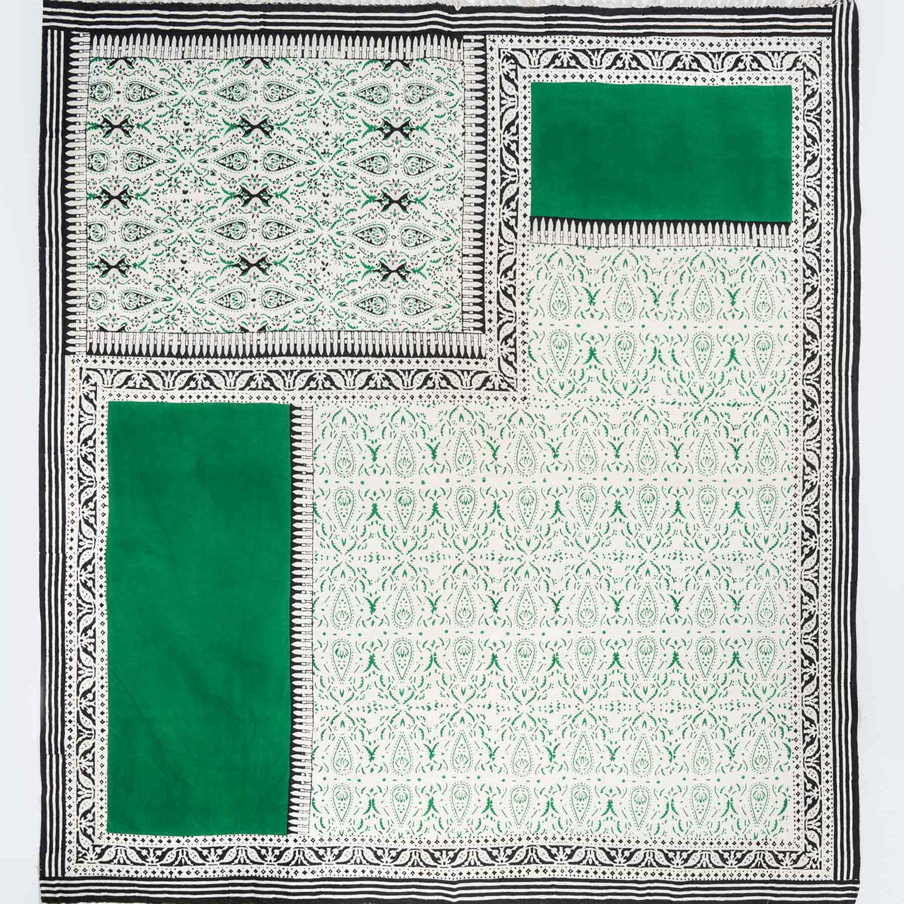 Price and Buy Block Print Linen Tablecloth Model Sarvin
