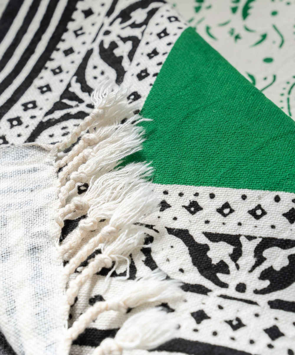 Price and Buy Block Print Linen Tablecloth Model Sarvin - Image 3