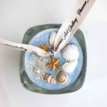 Price and Buy Blue Handmade Candle, The Spirit of the Ocean in Every Flam - Image 4