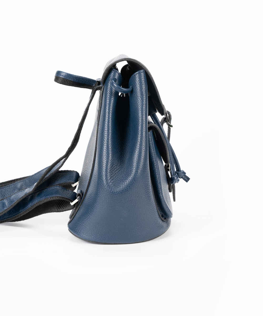 Price and Buy Blue Leather Women’s Backpack – Model Gelareh - Image 3