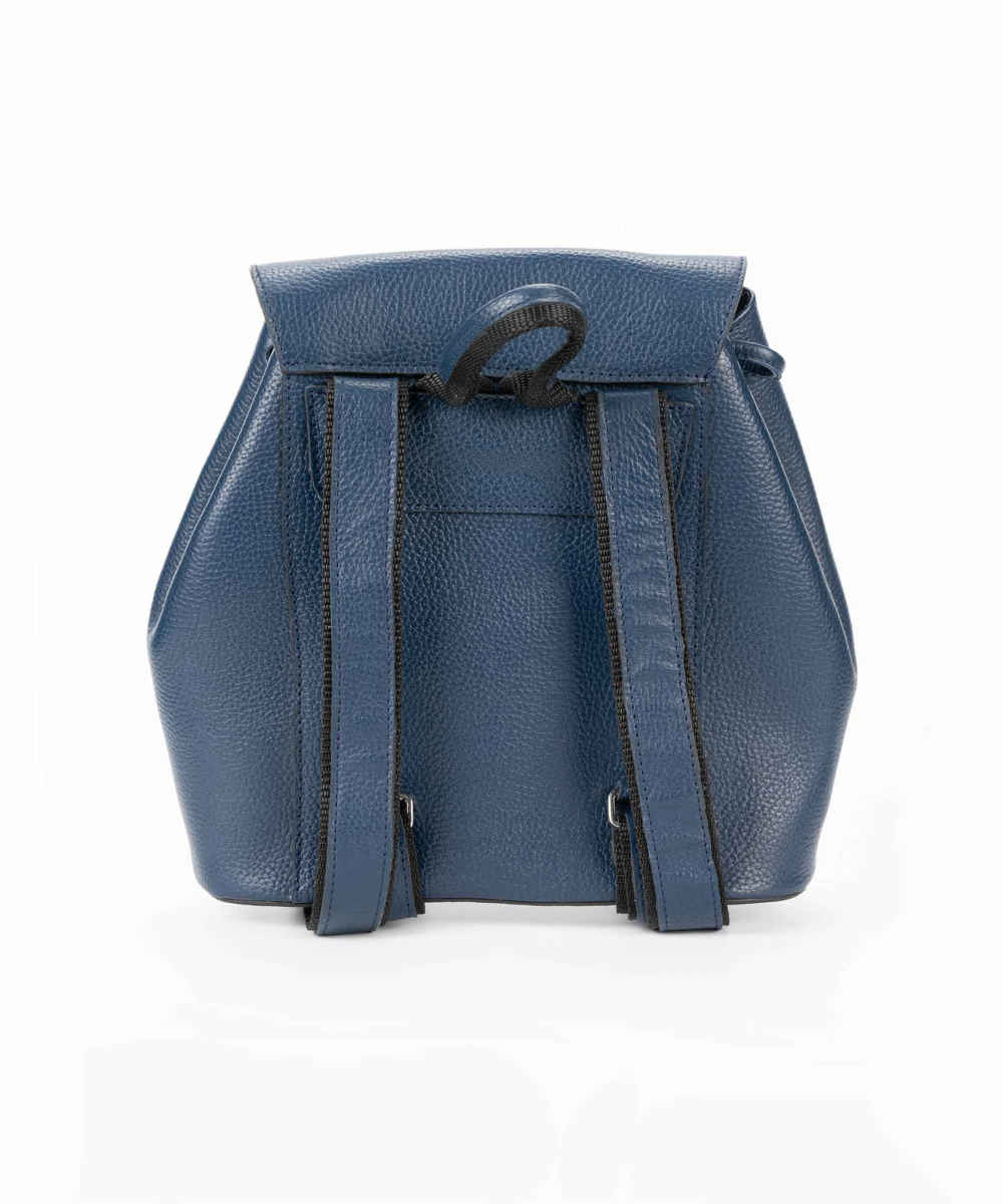 Price and Buy Blue Leather Women’s Backpack – Model Gelareh - Image 4