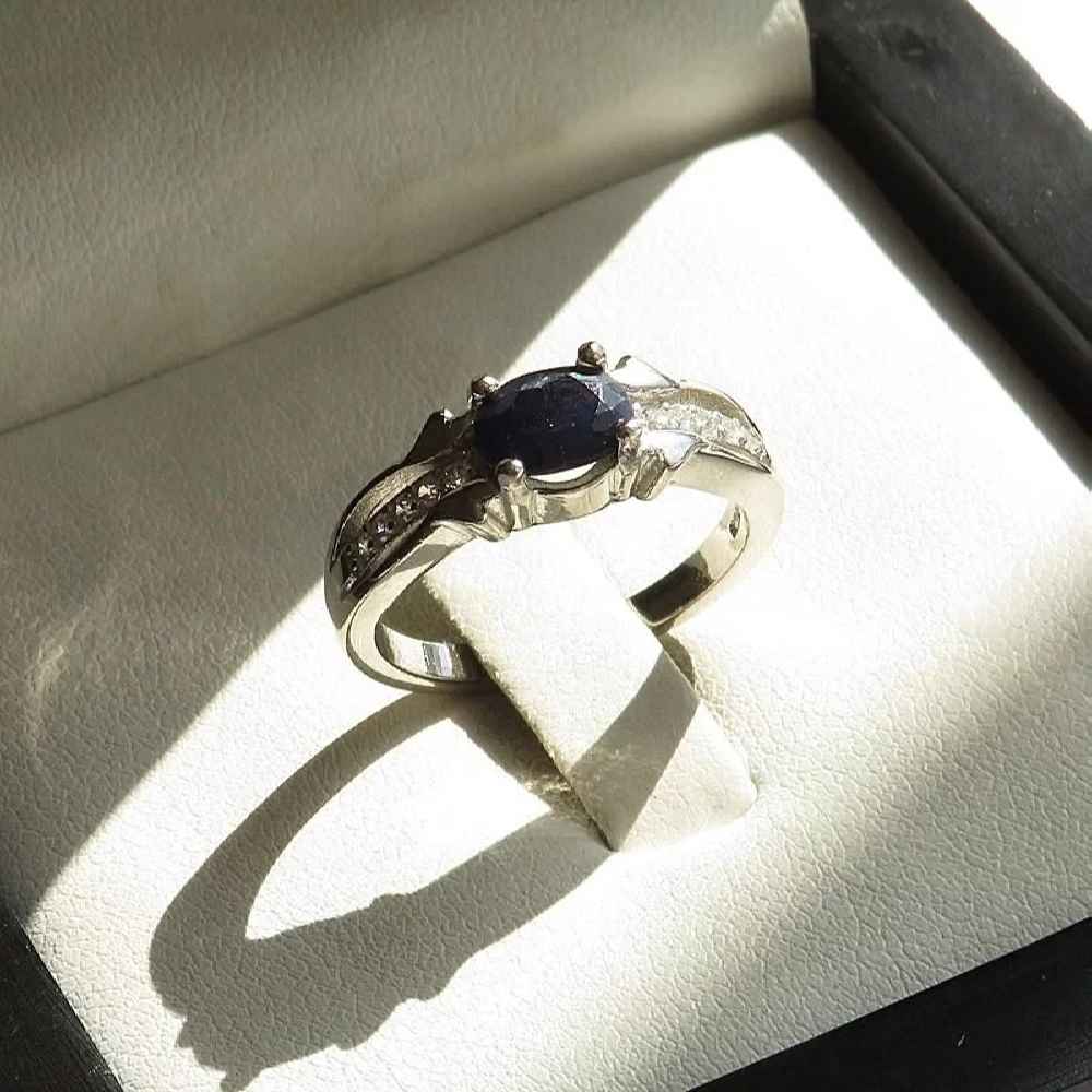 Price and Buy Blue Ruby Engagement Silver Ring Bliss for Women Kiana