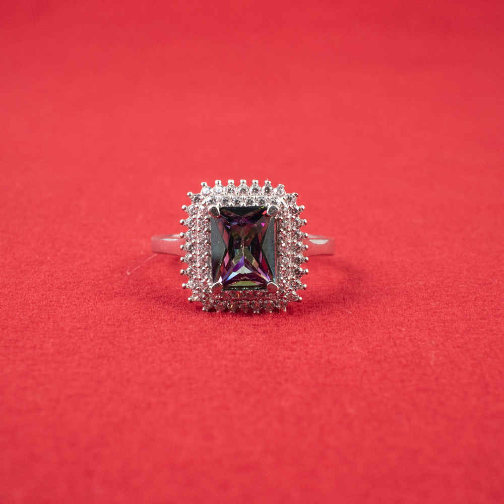 Price and Buy Blue Topaz Silver Ring for Women Mahsa - Image 3
