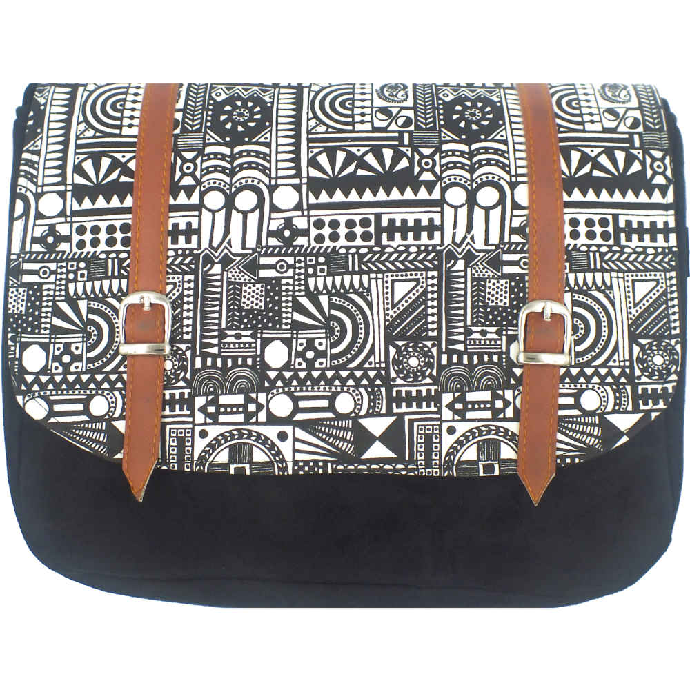 Price and Buy Bohemian Crossbody Shoulder Bag with Geometric Pattern Night
