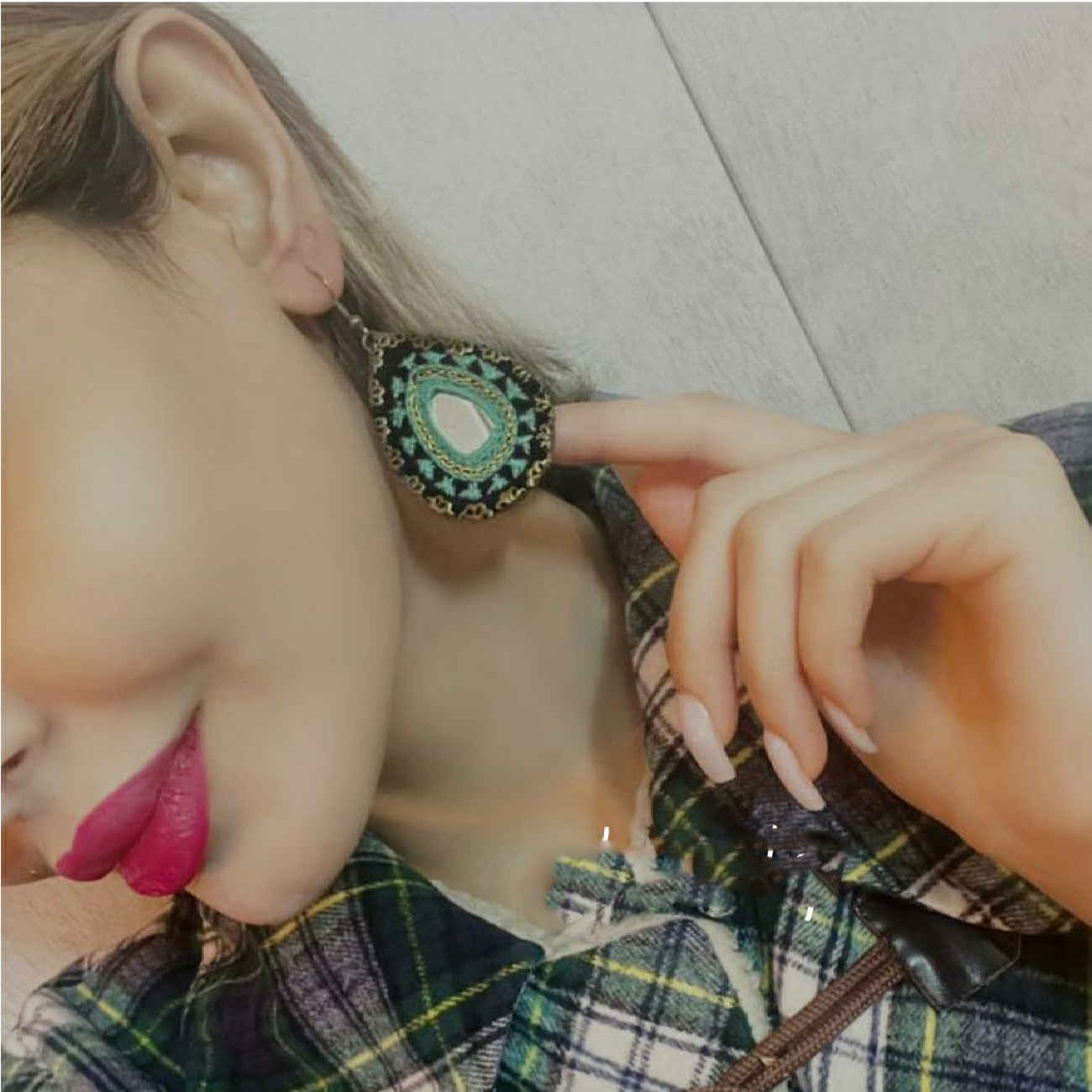 Price and Buy Bohemian Green Earrings – Crafted with Traditional Persian Stitching_69035150884f4.jpeg Price and Buy Bohemian Green Earrings – Crafted with Traditional Persian Stitching - Image 1