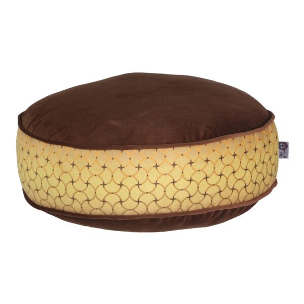 Price and Buy Bohemian Large Round Velvet Pouffe Inspired by Persian Art Brown Noyan_68fd5e78acb05.jpeg Price and Buy Bohemian Large Round Velvet Pouffe Inspired by Persian Art Brown Noyan